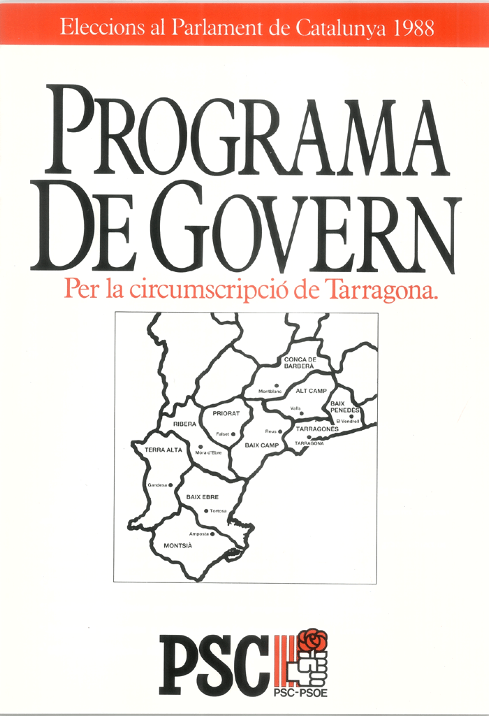 Programa de govern per la circumscripció de Tarragona